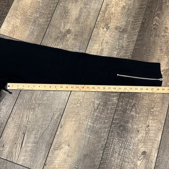 NWT ABS by Allen Schwartz Luxury Collection Paparazzi Moto Legging Black Size L - Picture 9 of 12